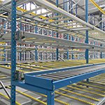 Rayonnage dynamique rayonnage dynamique pour bacs et cartons