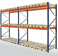 Rayonnage lourd industriel rack à palettes permet d'optimiser votre espace, et facilite la gestion des stocks et des palettes