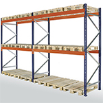 Rayonnage lourd industriel rack à palettes permet d'optimiser votre espace, et facilite la gestion des stocks et des palettes